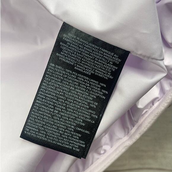 NWT The North Face TNF 2000 Puffer Lavender Print Jacket Women's Size Large - Picture 11 of 11